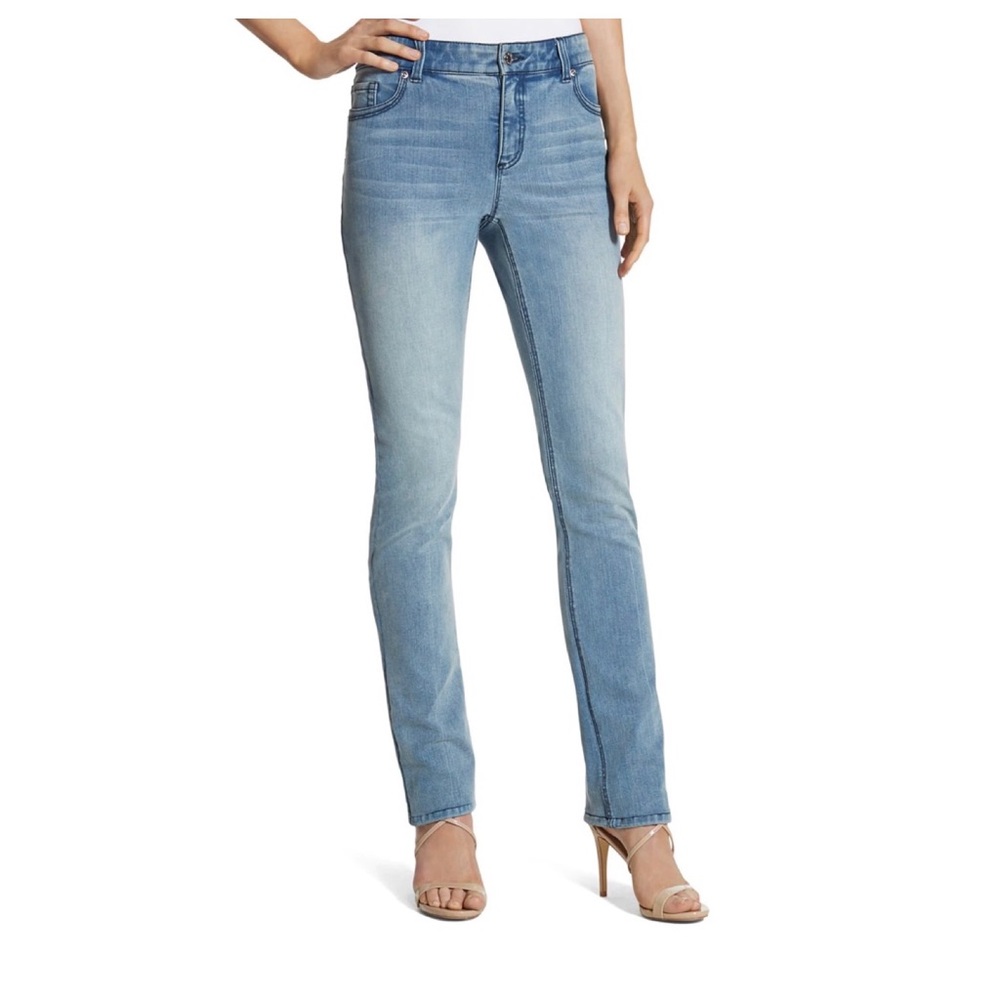 Chicos Jeans So Lifting Small Stretch Straight Leg